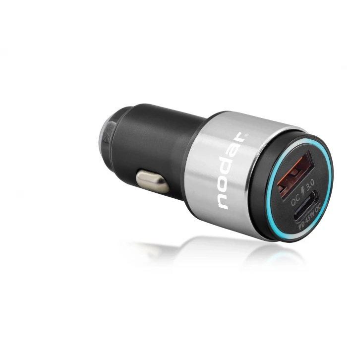 ieg™ Araç Şarj Adaptörü Usb + Type-C Pd Qc 3.0 45W Metal - Siyah ND1076