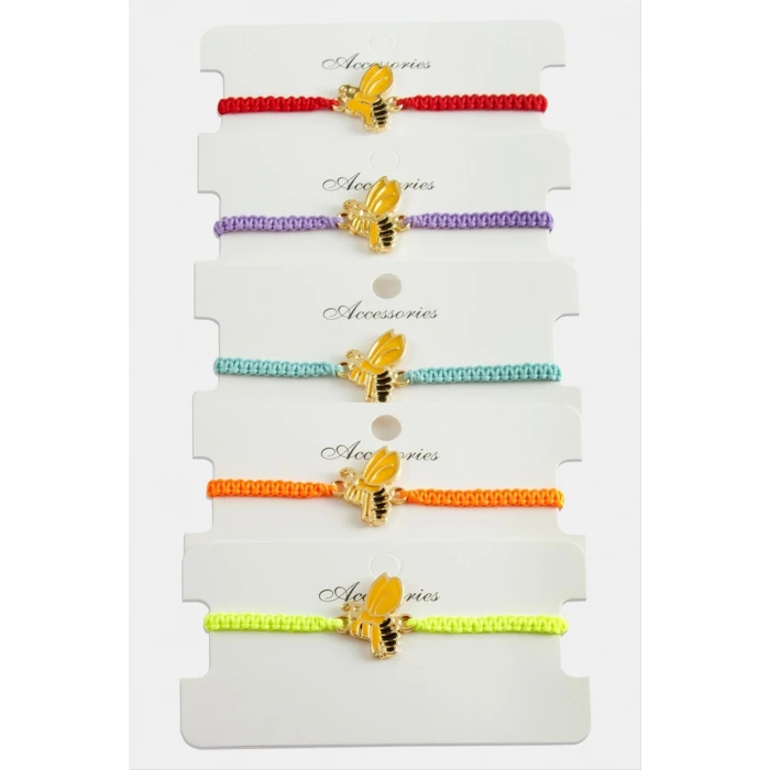 ieg™ Arı Makrome Örgülü Bileklik