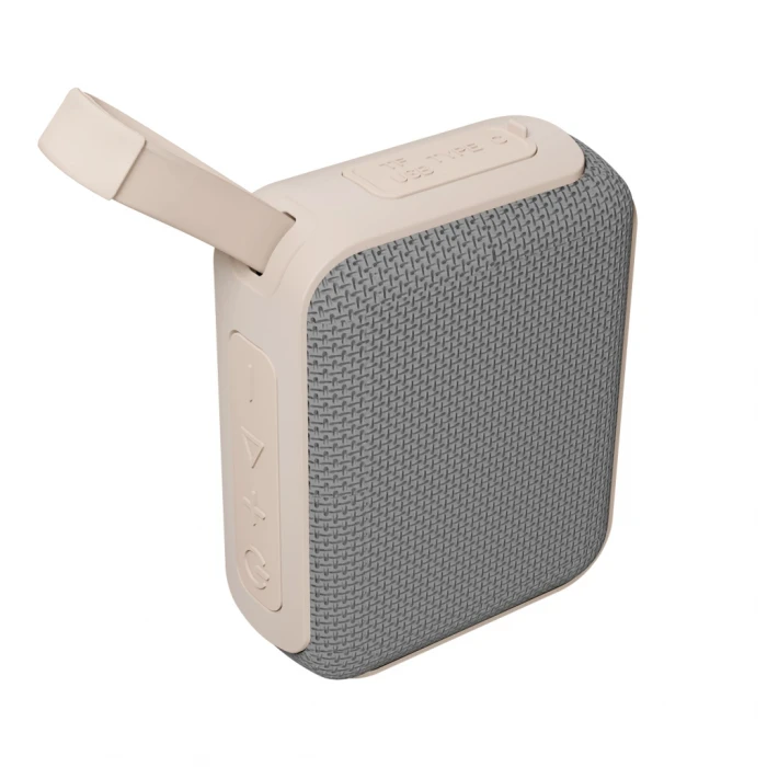 ieg™ Asonıc As-03 Bej 5w Bt/usb/tf/tws 1200mah Batarya Bluetooth V5.3 Kablosuz Taşınabilir Speaker(1923)