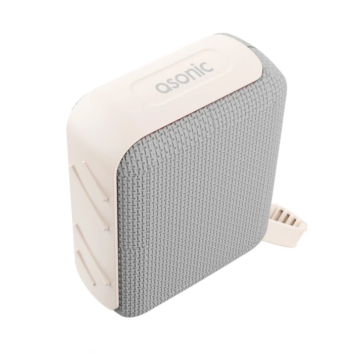 ieg™ Asonıc As-03 Bej 5w Bt/usb/tf/tws 1200mah Batarya Bluetooth V5.3 Kablosuz Taşınabilir Speaker(1923)