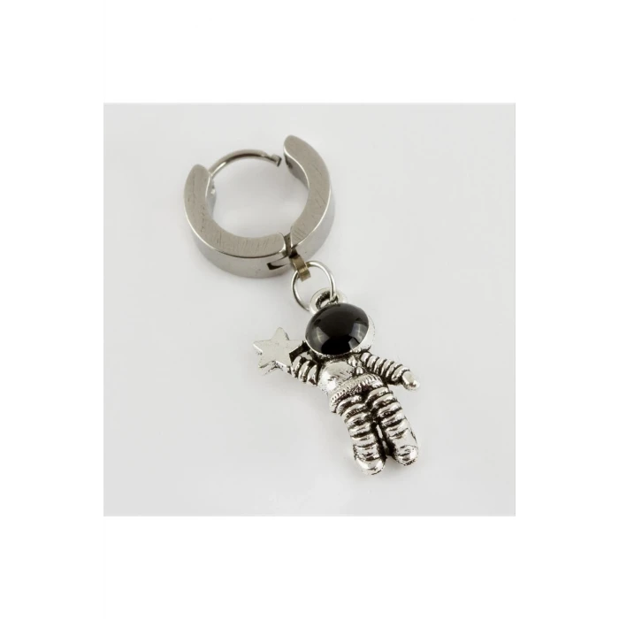 ieg™ Astronot Figürlü Çelik Erkek Küpe 1 Adet