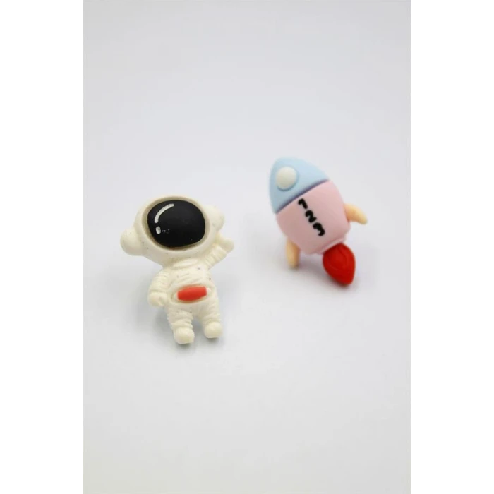 İEG Astronot Hamur Küpe - ÇOK RENKLİ