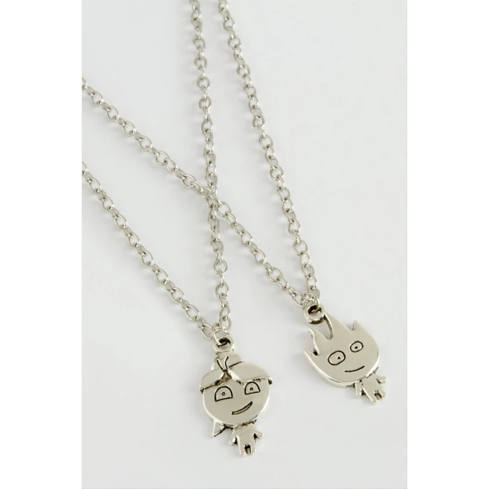 ieg™ Ateş ve Su 2li Metal Kolye