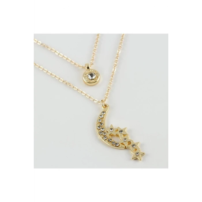 ieg™ Ay Yıldız Figürlü Yeni Sezon İkili Kolye