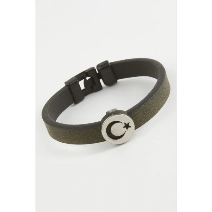 ieg™ Ay Yıldız Kaliteli Suni Deri Bileklik