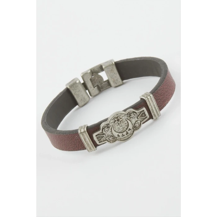 ieg™ Ay Yıldız Suni Deri Bileklik