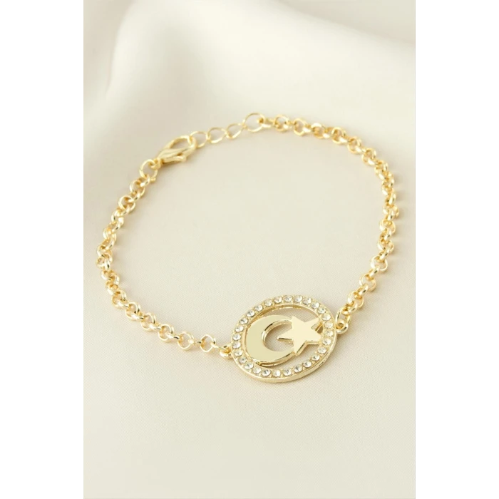 ieg™ Ay Yıldız Taşlı Bileklik