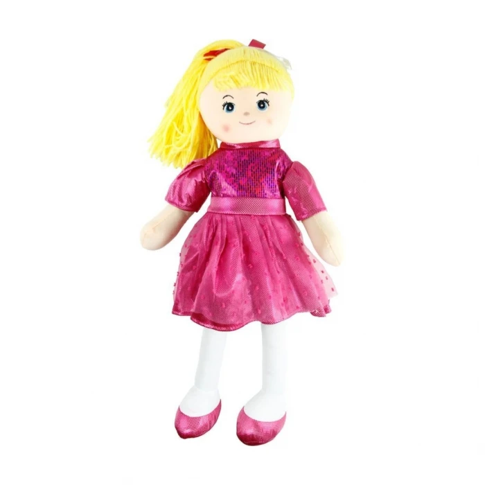 ieg™ AY950C Parlak Elbiseli Bez Bebek 50 cm -Vardem