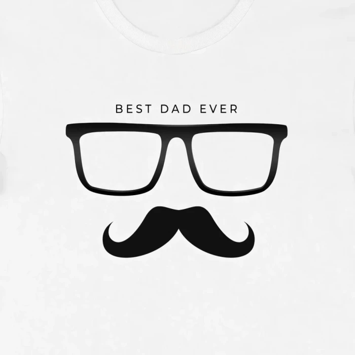 ieg™ Babalar Günü Baskılı T-shirt - Beyaz