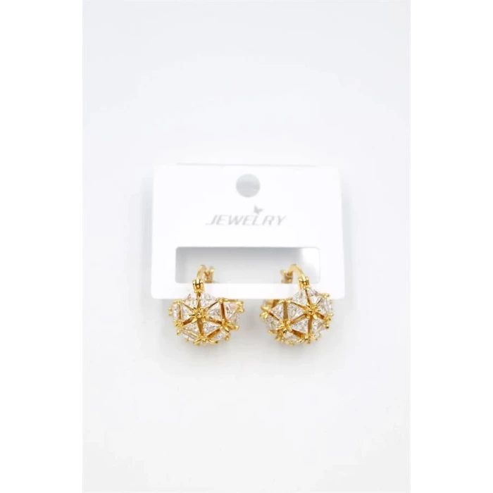 İEG Baget Çanta Küpe - Altın