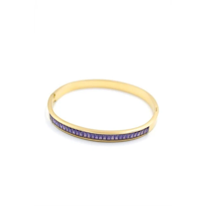 ieg™ Baget Taşlı Bilezik - Mor