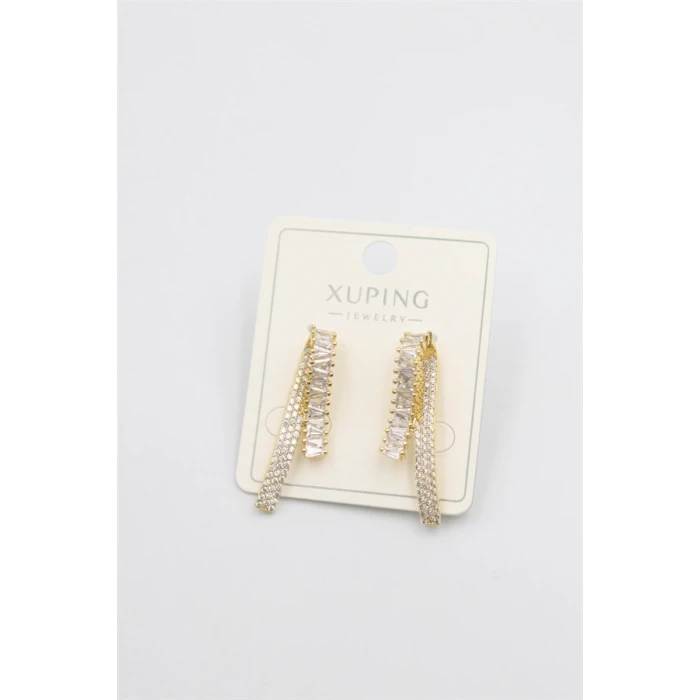 ieg™ Baget Taşlı Küpe - Altın