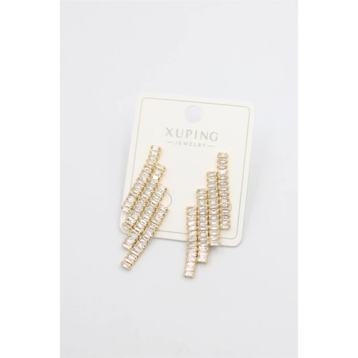 ieg™ Baget Taşlı Küpe - Altın