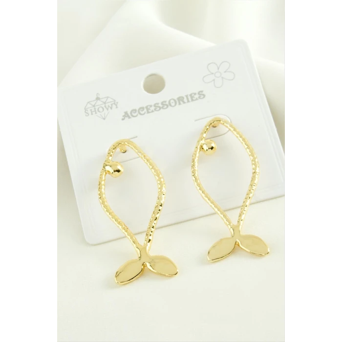 ieg™ Balık Trend Metal Küpe