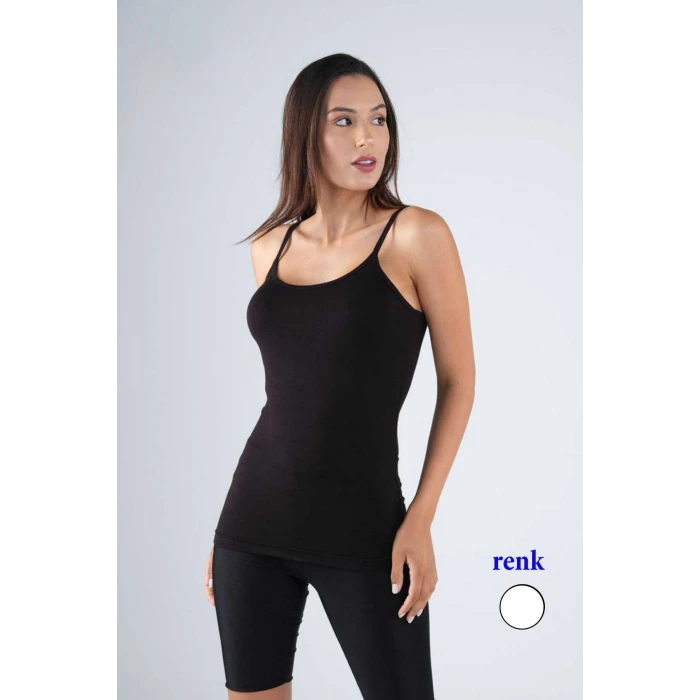 ieg™ Bambu Kadın Askılı Atlet Beyaz