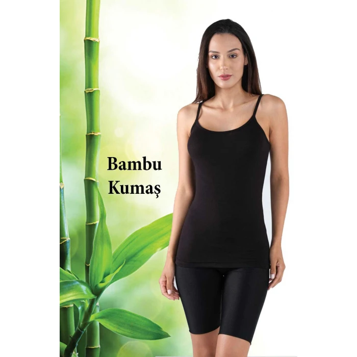 ieg™ Bambu Kadın Askılı Atlet Siyah