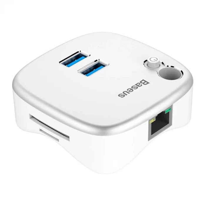 ieg™ Baseus Çok Fonsiyonlu Notebook Adaptörü Hub Dual Usb 3.0 Rj45 Tf/sd