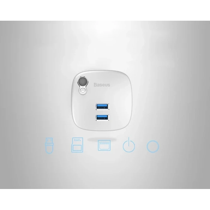 ieg™ Baseus Çok Fonsiyonlu Notebook Adaptörü Hub Dual Usb 3.0 Rj45 Tf/sd