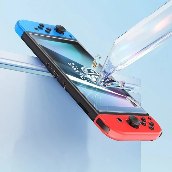 ieg™ Baseus Crystal Series Nintendo Switch 2019 İçin Cam Ekran Koruyucu 2 Adet
