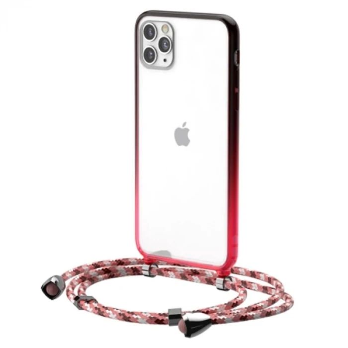 ieg™ Baseus Element Crossbody Protective İphone 11 Pro Max 6.5 Askılı Koruyucu Silikon Kılıf