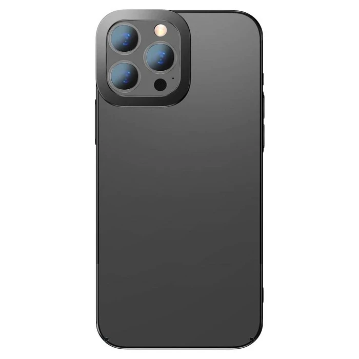 ieg™ Baseus Glitter İphone 13 Pro Max 6.7inç Kılıf Renkli Kenar Şeffaf Silikon