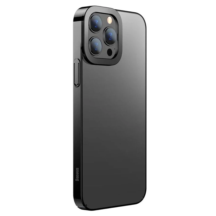 ieg™ Baseus Glitter İphone 13 Pro Max 6.7inç Kılıf Renkli Kenar Şeffaf Silikon