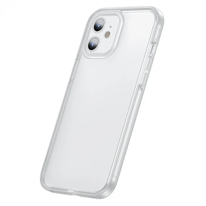 ieg™ Baseus İphone 12 Mini Kamera Lens Koruyuculu Frame Kılıf