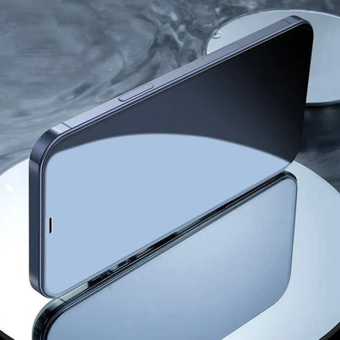 ieg™ Baseus İphone 12 Pro Max 6.7  0.3mm 3d Full Tempered Cam Ekran Koruyucu 2adet Set