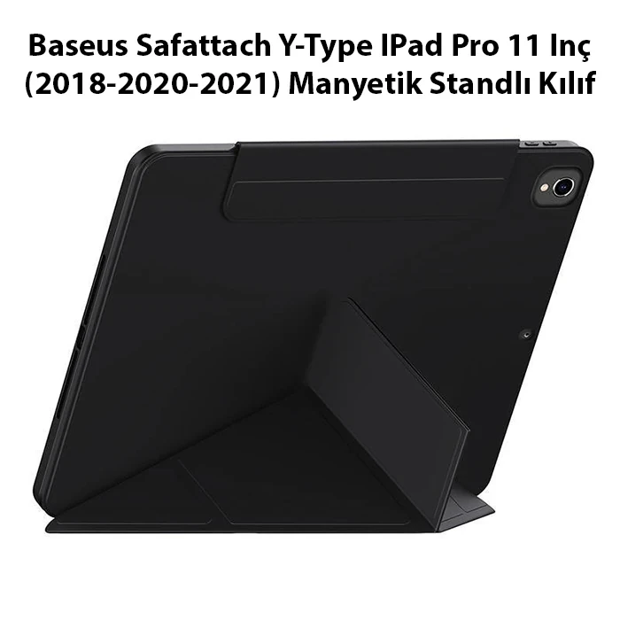 ieg™ Baseus Safattach Y-type Ipad Pro 11 Inç (2018-2020-2021) Manyetik Standlı Kılıf