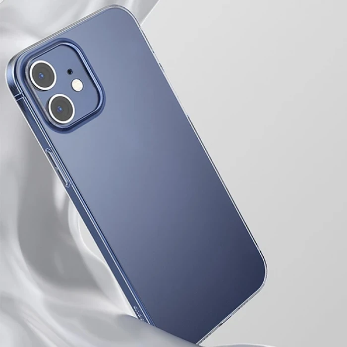 ieg™ Baseus Simple Case İphone 12 Mini 5.4 İnce Silikon Şeffaf Kılıf