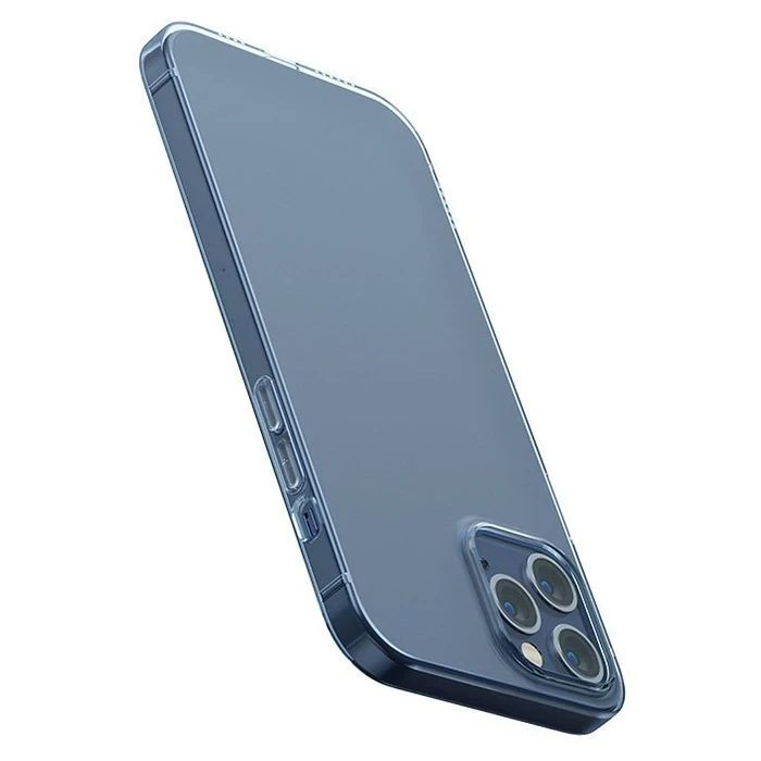ieg™ Baseus Simple Case İphone 12 Pro 6.1 İnce Şeffaf Silikon Kılıf