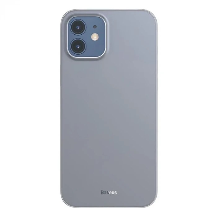 ieg™ Baseus Wing Case İphone 12 6.1 Kılıf Ultra İnce Lux Mat Şeffaf Kılıf