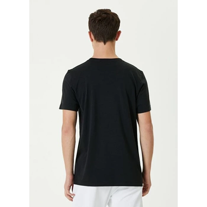 ieg™      Basic Bisiklet Yaka Regular T-Shirt - Siyah -
