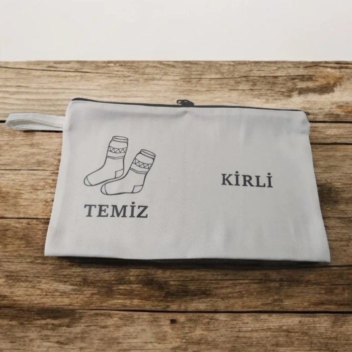 ieg™ Baskılı KirliTemiz Seyahat (Çorap) Torbası