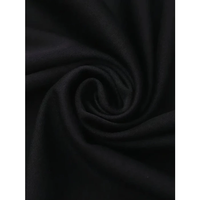 ieg™ Baskılı Oversize Bisiklet Yaka T-shirt - Siyah