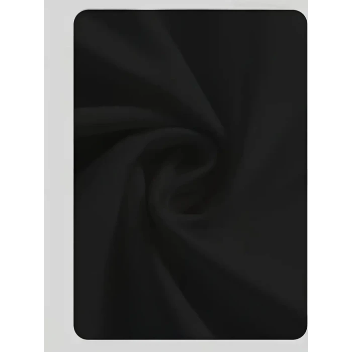 ieg™ Baskılı Oversize Bisiklet Yaka T-shirt - Siyah