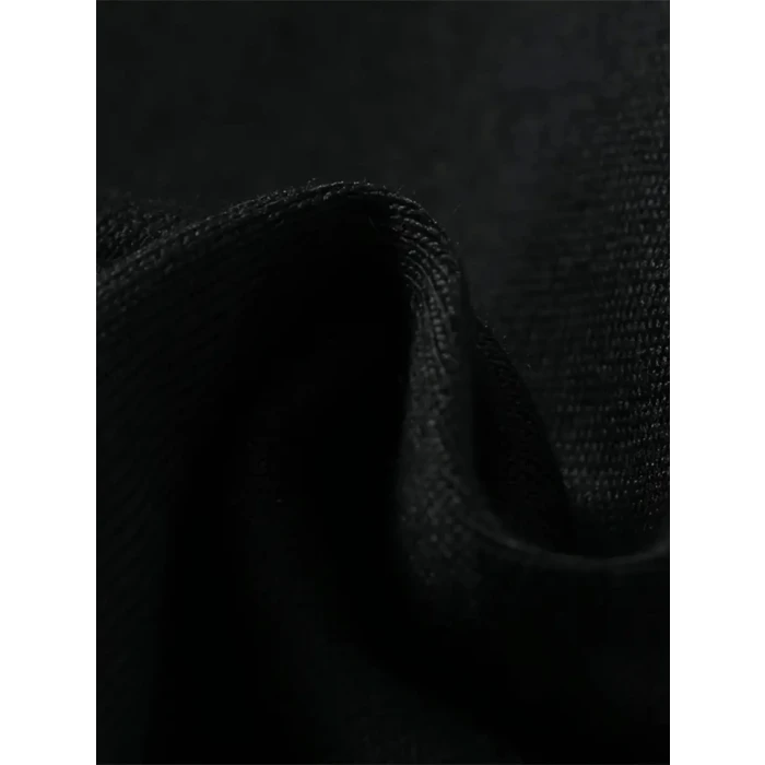 ieg™ Baskılı Oversize Bisiklet Yaka T-shirt - Siyah