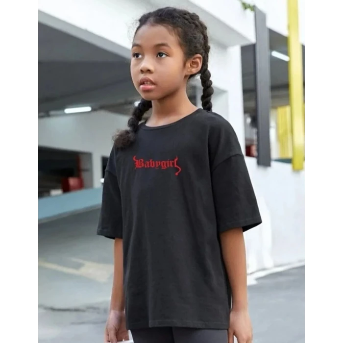 ieg™        Baskılı T-Shirt - Siyah -