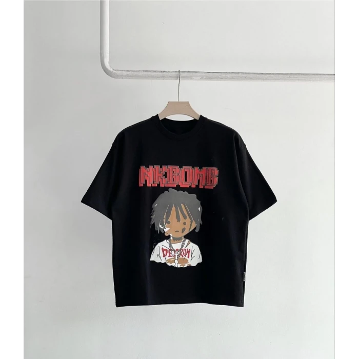 ieg™        Baskılı T-Shirt - Siyah -