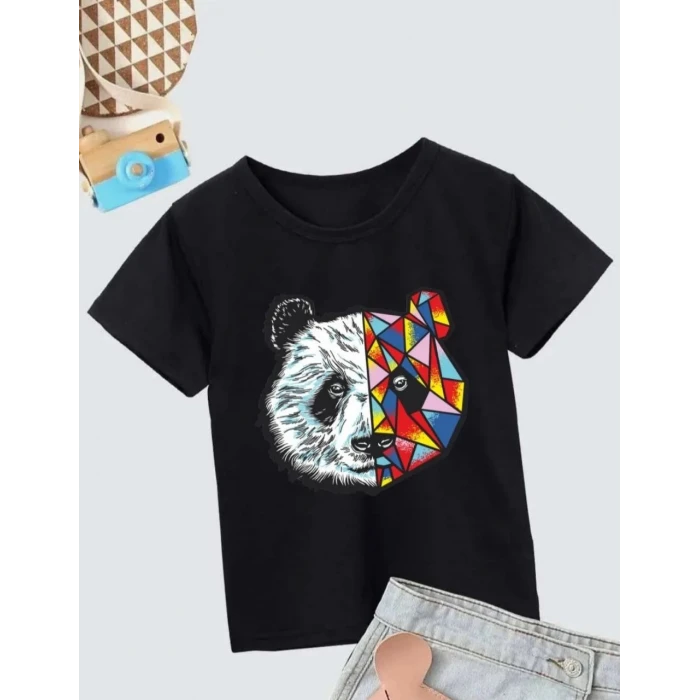 ieg™        Baskılı T-Shirt - Siyah -