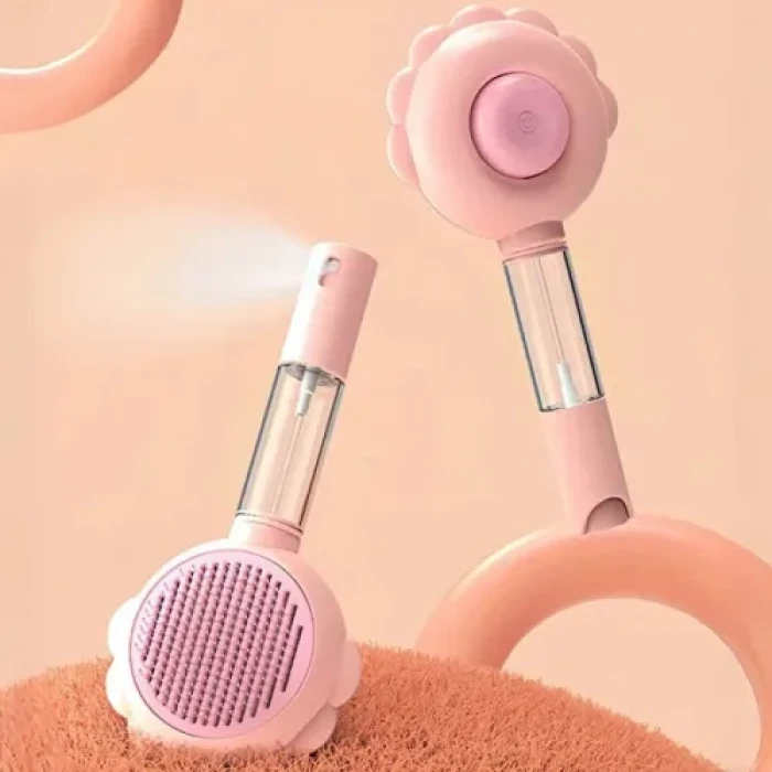 ieg™ Basmalı Telli Su Sprey Hazneli Hayvan Fırçası