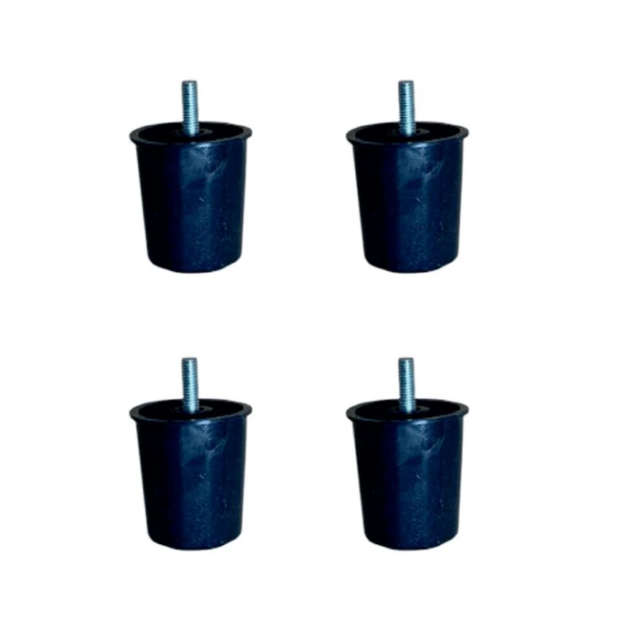 IEG Baza Plastik Ayak - 58MM - Siyah M.8  HKS276 - 4 Adet