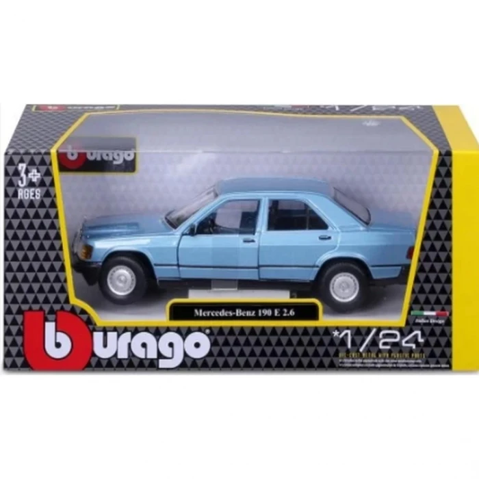 ieg™ Bburago 1/24 A 1987 Mercedens Benz 190E