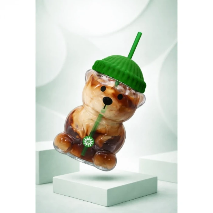 ieg™ Bearista Plastik Soğuk İçecek Bardağı