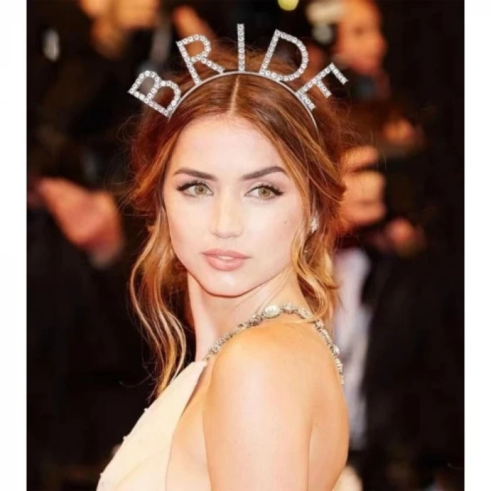 ieg™ Bekarlığa Veda Kristal Taşlı Gümüş Bride Tacı