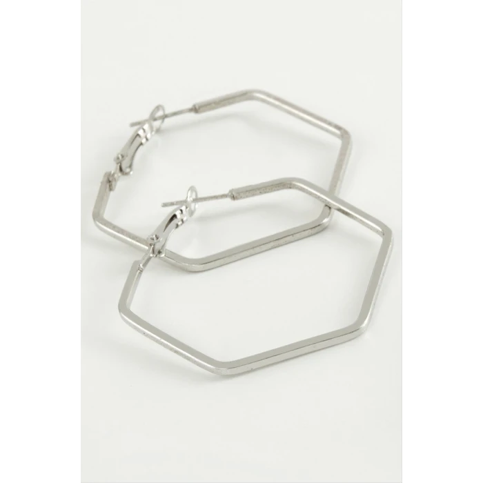 ieg™ Beşgen Halka Küpe 5,5 cm