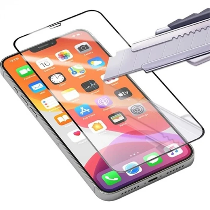 ieg™ Best İphone 12 Pro Max 6.7 9h 3d Tempered Full Cam Ekran Koruyucu