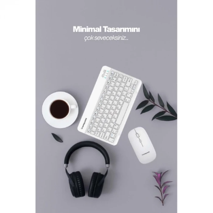ieg™ Beyaz Kablosuz Klavye Ve Mouse Seti