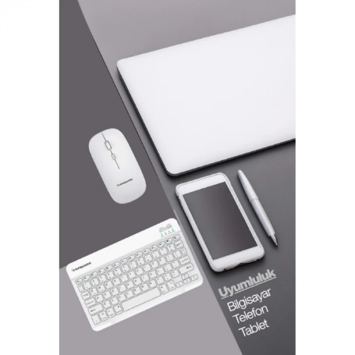 ieg™ Beyaz Kablosuz Klavye Ve Mouse Seti