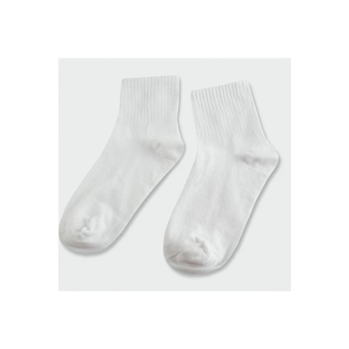 ieg™ Beyaz Renkli Kolej Çorap